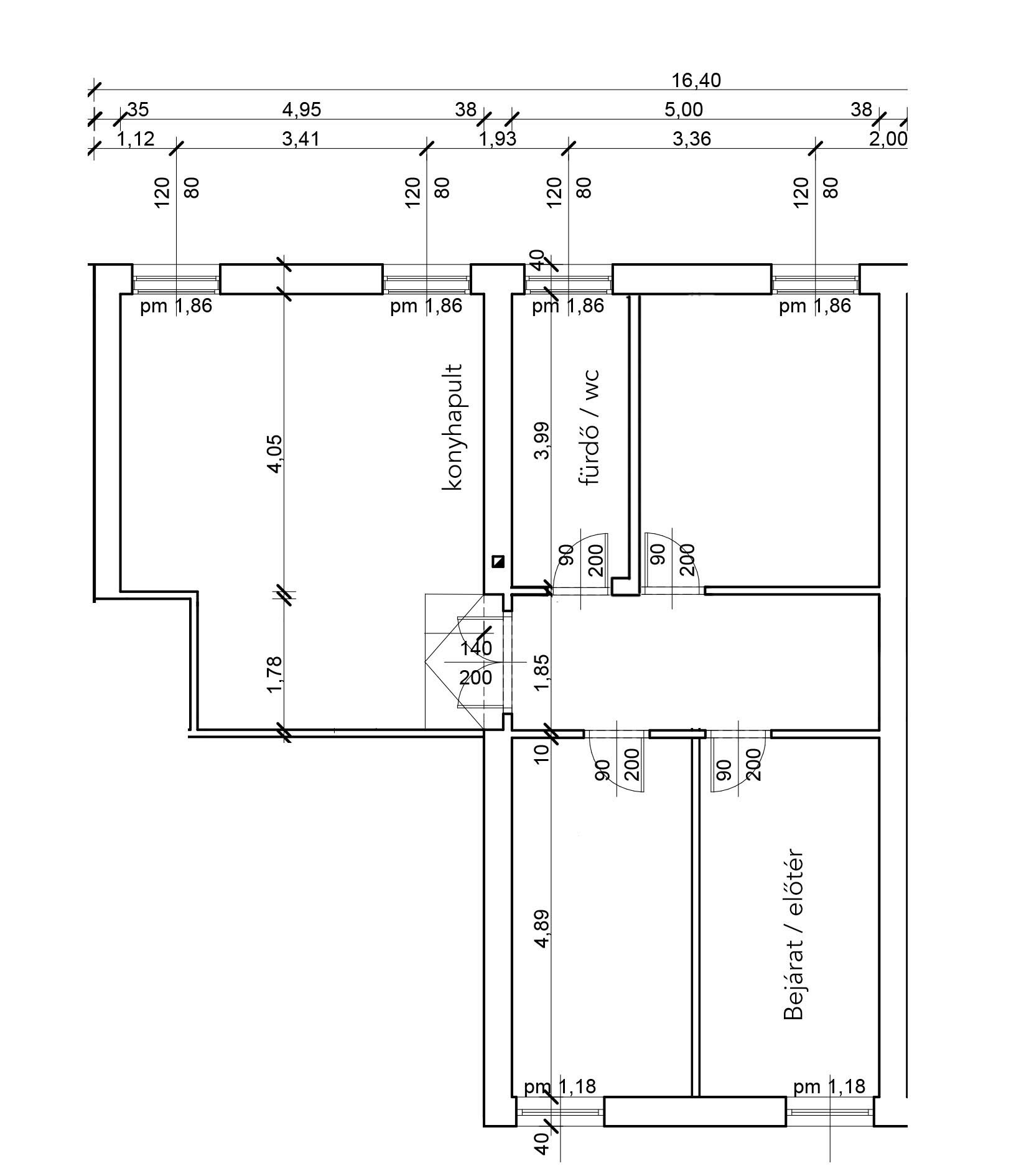 82 m² Földszinti iroda